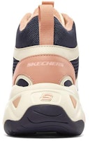 Skechers D‘LITES 3.0 高筒態度鞋 女款 米白藍 Shop Skechers D‘LITES 3.0 高筒態度鞋 女款 米白藍