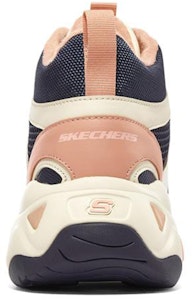 Skechers D‘LITES 3.0 高筒態度鞋 女款 米白藍 Shop Skechers D‘LITES 3.0 高筒態度鞋 女款 米白藍