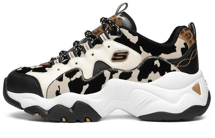 (Women) Skechers D'Lites 3.0 'Leopard' 149097-NTBK
