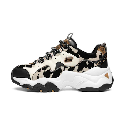 (W) Skechers D'Lites 3.0 'Leopard'
