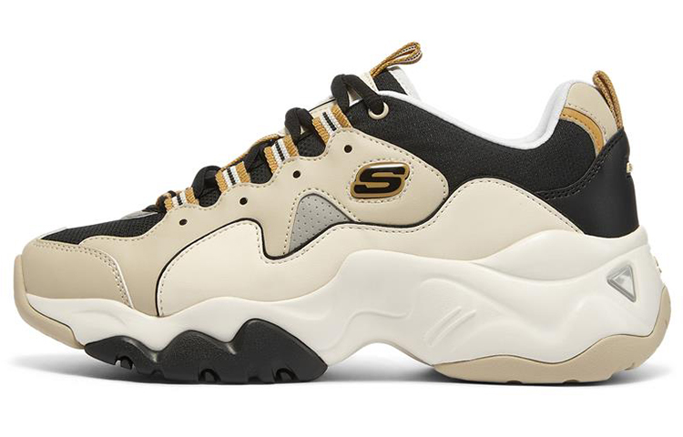 (Women) Skechers D'lites 3.0 'Natural Black' 149914-NTBK