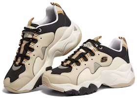 Shop (Women) Skechers D'lites 3.0 'Natural Black' 149914-NTBK