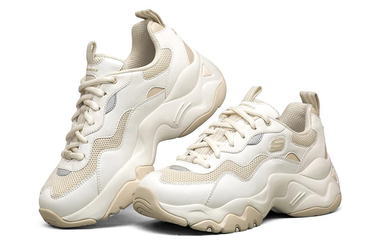 (W) Skechers D'Lites 3.0 Low Running Shoes Orange/Grey 圖 3