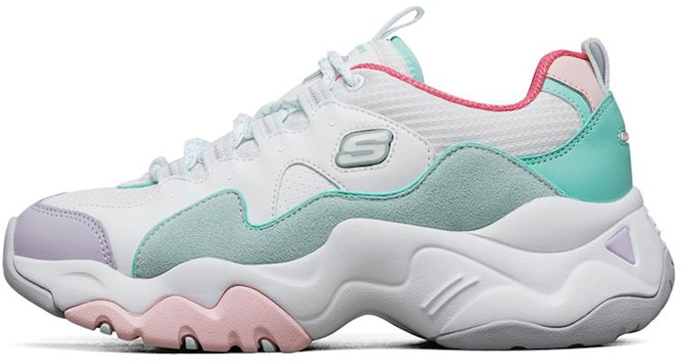 (Women) Skechers D lites 3.0 Pink/Green 149105-WMNT Buy (Women) Skechers D lites 3.0 Pink/Green 149105-WMNT
