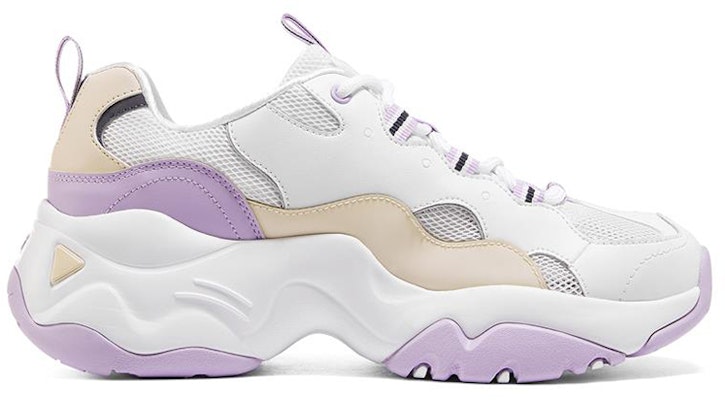 (W) スケッチャーズ D'Lites 3.0 ローカット 白/紫 896008-WLV Order (W) スケッチャーズ D'Lites 3.0 ローカット 白/紫 896008-WLV