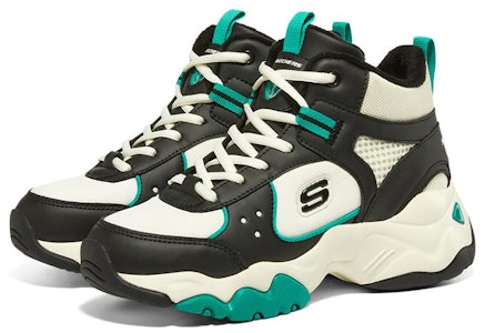 (W) 스케쳐스 딜라이트 3.0 '블랙 그린 화이트' 167266-BKNT Lookbook (W) 스케쳐스 딜라이트 3.0 '블랙 그린 화이트' 167266-BKNT