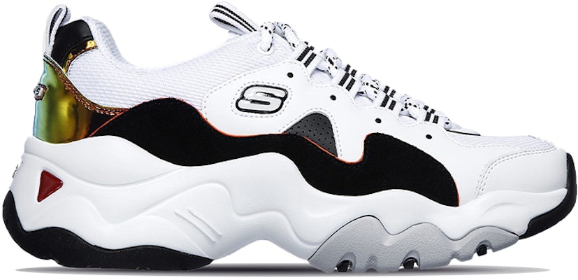 (W) Skechers D Lites 3.0 Kasut Daddy Rendah Putih/Hitam 13381-WBO Order (W) Skechers D Lites 3.0 Kasut Daddy Rendah Putih/Hitam 13381-WBO