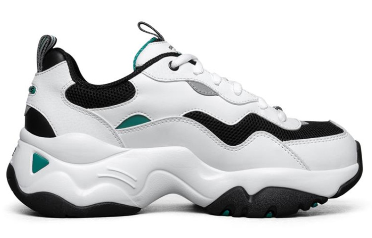 (W) Skechers D'Lites 3.0 'Black White Green' 圖 2