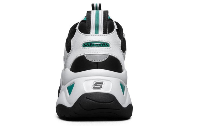 (W) Skechers D'Lites 3.0 'Black White Green' 圖 4