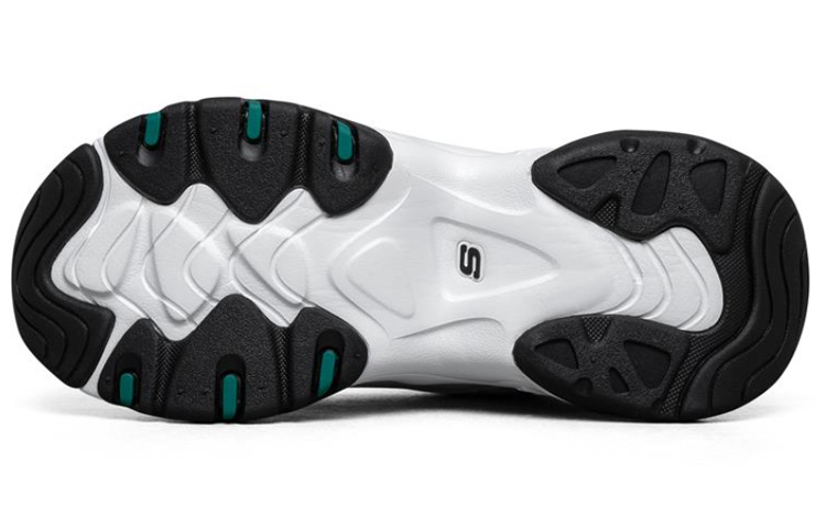 (W) Skechers D'Lites 3.0 'Black White Green' 圖 5