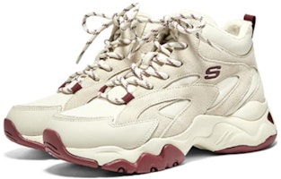 (W) Skechers D'lites 3.0 'Blanco Burdeos' 167595-BURG Lookbook (W) Skechers D'lites 3.0 'Blanco Burdeos' 167595-BURG