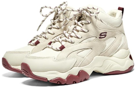 (W) スケッチャーズ D'Lites 3.0 白×バーガンディ 167595-BURG Lookbook (W) スケッチャーズ D'Lites 3.0 白×バーガンディ 167595-BURG