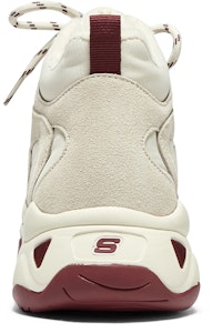 (W) スケッチャーズ D'Lites 3.0 白×バーガンディ 167595-BURG 2