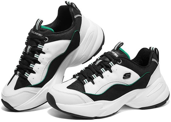 (Women) Skechers D'Lites 3.0 'White Green' 8730010-WGRN Lookbook (Women) Skechers D'Lites 3.0 'White Green' 8730010-WGRN