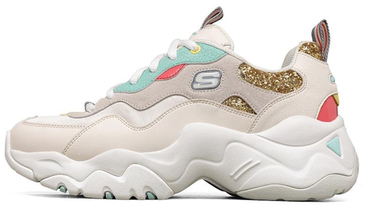 (Women) Skechers D'Lites 3.0 Low-Top Daddy Shoes White 896001-WMLT Buy (Women) Skechers D'Lites 3.0 Low-Top Daddy Shoes White 896001-WMLT