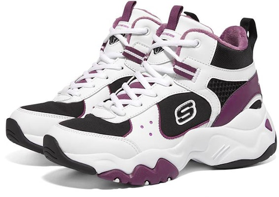 (W) Skechers D'LITES 3.0 'Putih Ungu' 167266-BKW Lookbook (W) Skechers D'LITES 3.0 'Putih Ungu' 167266-BKW