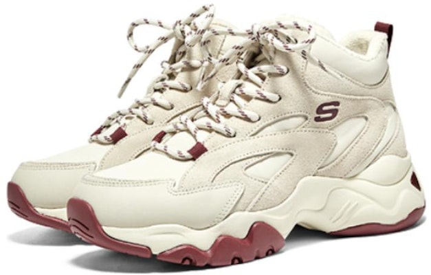 (W) Skechers D'lites 3.0 '白色酒红' 167595-BURG Lookbook (W) Skechers D'lites 3.0 '白色酒红' 167595-BURG