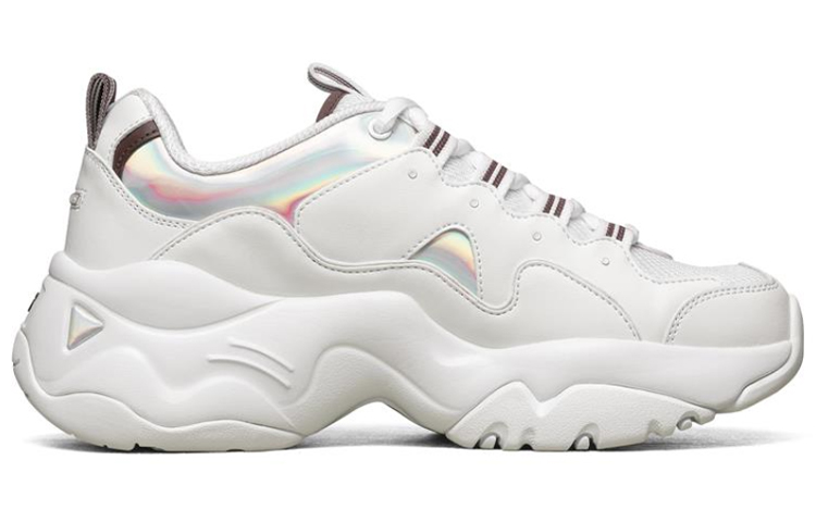 (W) Skechers D'lites 3.0 Running Shoes White/Silver 圖 2