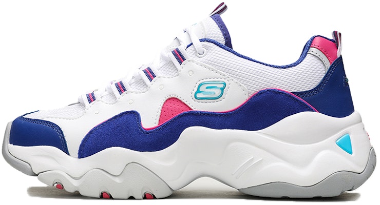 (W) 斯凯奇 D'Lites 3.0 Zenway 低帮运动鞋 白色/蓝色 12955-WBLP Buy (W) 斯凯奇 D'Lites 3.0 Zenway 低帮运动鞋 白色/蓝色 12955-WBLP