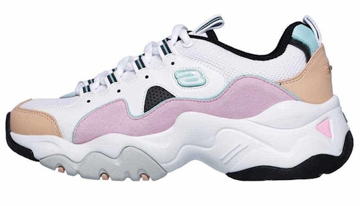 Skechers D‘Lites 3.0 Zenway 低幫跑步鞋 女款 白粉 Buy Skechers D‘Lites 3.0 Zenway 低幫跑步鞋 女款 白粉