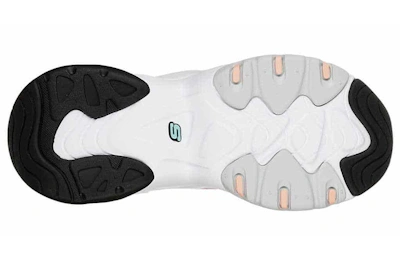 (Women) Skechers D'Lites 3.0 'White Pink'