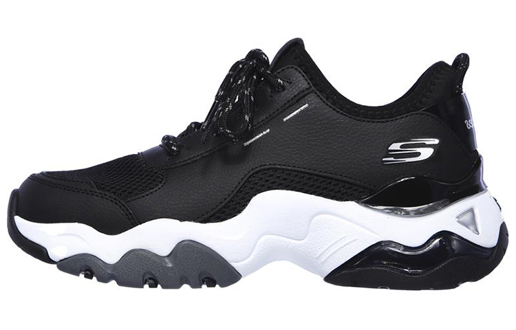 (Women) Skechers D'Lites 3.0 Air 'Black White' 149086-BKW