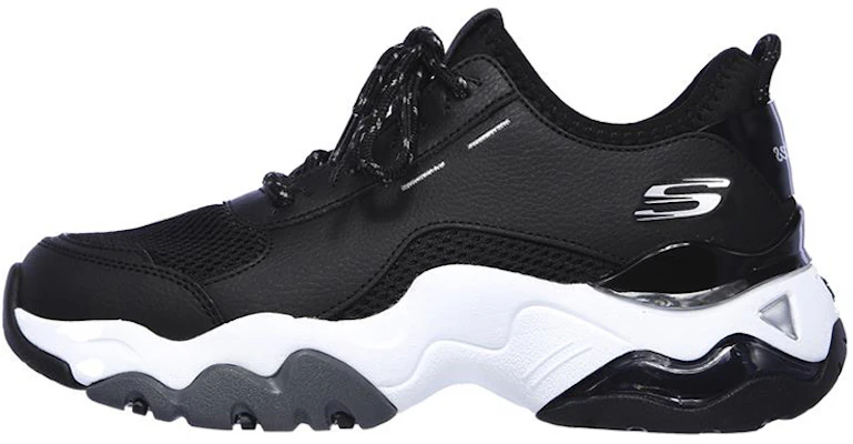 Skechers D‘Lites 3.0 Air 低筒運動鞋 女款 黑白 Buy Skechers D‘Lites 3.0 Air 低筒運動鞋 女款 黑白