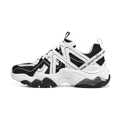 (W) Skechers D'LITES 3.0 Air 'Black White'