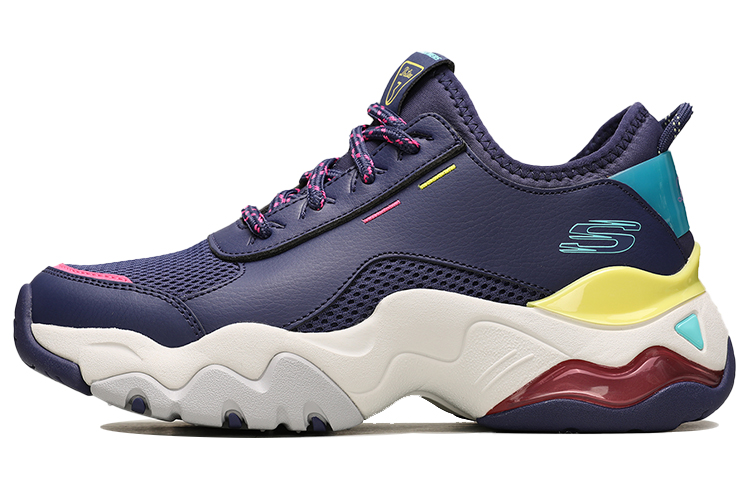 (W) Skechers D Lites 3.0 Air Low-Top Running Shoes Blue