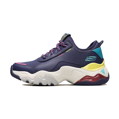 (W) Skechers D Lites 3.0 Air Low-Top Running Shoes Blue