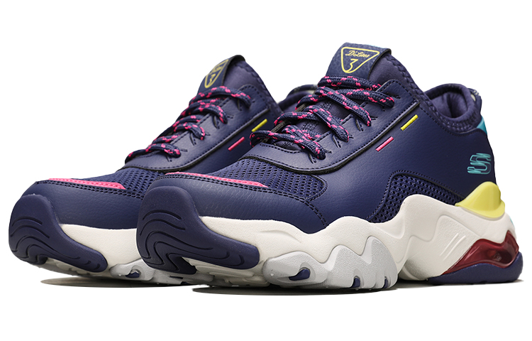 (W) Skechers D Lites 3.0 Air Low-Top Running Shoes Blue 圖 3