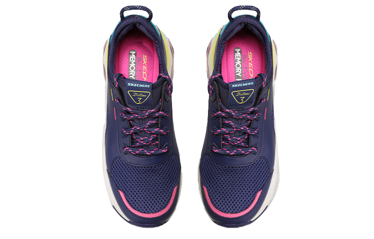 (W) Skechers D Lites 3.0 Air Low-Top Running Shoes Blue 圖 4