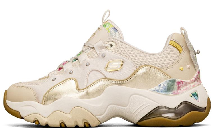 (Women) Skechers D'Lites 3.0 Air Sports Shoes Beige 'Gold' 149244-NTGD