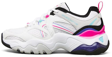 (Women) Skechers D Lites 3.0 Air Low Top Running Shoes White/Black/Pink 896025-WMLT (Women) Skechers D Lites 3.0 Air Low Top Running Shoes White/Black/Pink 896025-WMLT