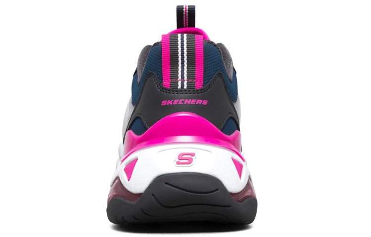 (W) Skechers D'Lites 3.0 Air Sports Shoes White/Black/Pink 圖 4