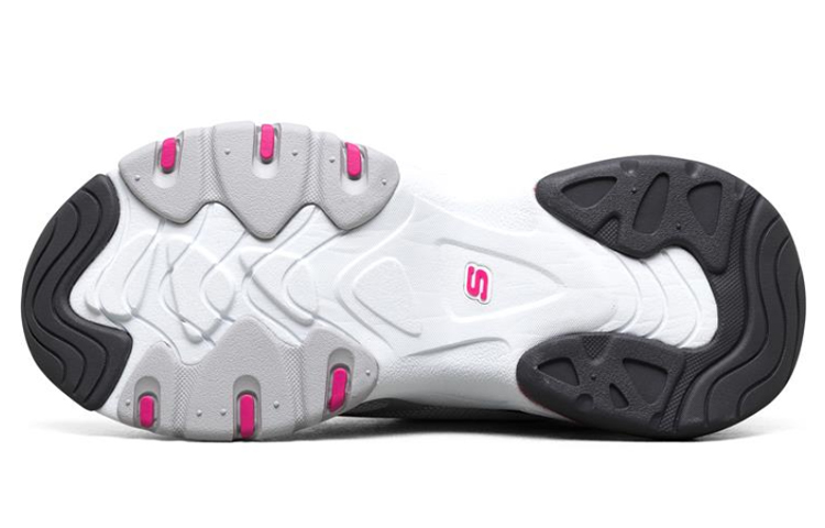 (W) Skechers D'Lites 3.0 Air Sports Shoes White/Black/Pink 圖 5