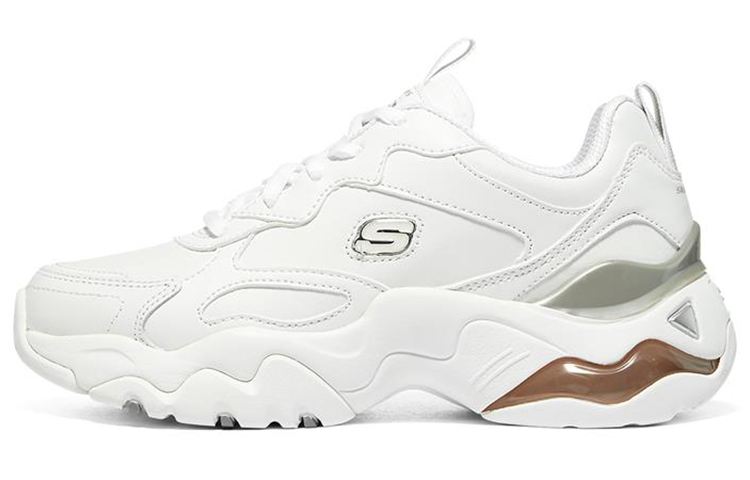 (Women) Skechers D'Lites 3.0 Air 'White Silver' 149088-WSL