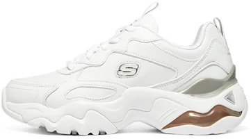 (Women) Skechers D'Lites 3.0 Air 'White Silver' 149088-WSL (Women) Skechers D'Lites 3.0 Air 'White Silver' 149088-WSL