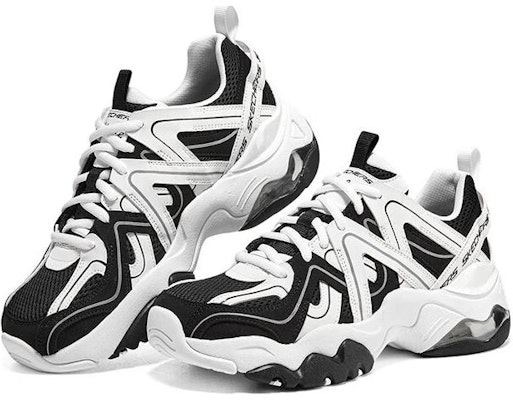Skechers D‘LITES 3.0 Air 防滑耐磨 低筒 老爹鞋 女款 黑白 Order Skechers D‘LITES 3.0 Air 防滑耐磨 低筒 老爹鞋 女款 黑白
