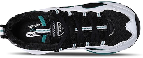 (Women) Skechers D'lites 3.0 Black/White/Green 12955-WGRN Lookbook (Women) Skechers D'lites 3.0 Black/White/Green 12955-WGRN