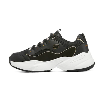 (W) Skechers D'Lites 3.0 Cousin 'Black Gold'