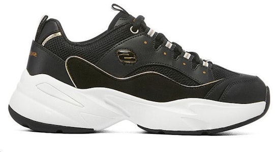 (W) Skechers D'Lites 3.0 Pria/Wanita 'Hitam Emas' 8730056-BKGD Order (W) Skechers D'Lites 3.0 Pria/Wanita 'Hitam Emas' 8730056-BKGD