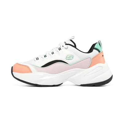(W) Skechers D'LITES 3.0 Cousin 'White Apricot'