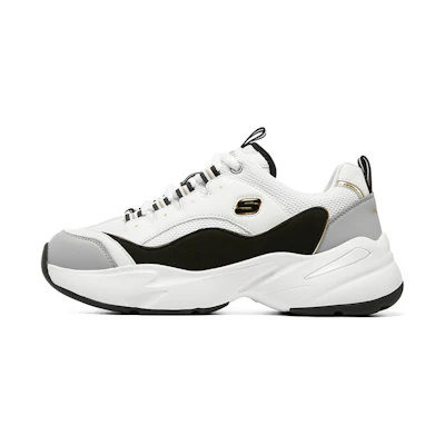 (W) Skechers D'Lites 3.0 Cousin 'White Gray'