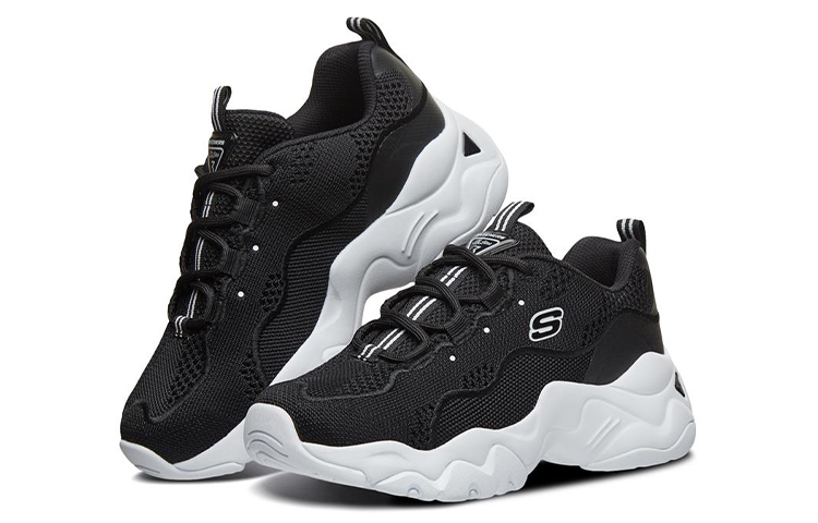 Lookbook (W) Skechers D Lites 3.0 Basses Daddy Chaussures Noires 66666210-BLK