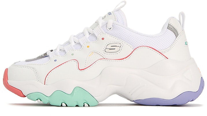 (Women) Skechers D'Lites 3.0 Low-Top Daddy Shoes White 149121-WMLT Buy (Women) Skechers D'Lites 3.0 Low-Top Daddy Shoes White 149121-WMLT