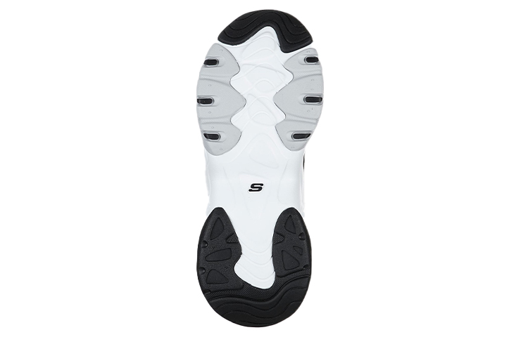 Shop (W) Skechers D Lites 3.0 Zapatillas Padre Blancas/Negras Bajas 13381-WBO