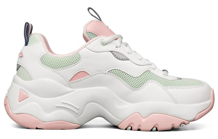 Order (W) Skechers D''Lites 3.0 Lage Sneakers Wit/Roze/Blauw 88888398-WPTQ