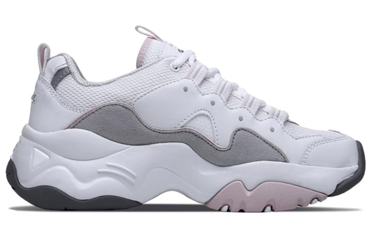 (W) Skechers D'Lites 3.0 Low-top Running Shoes White/Pink/Gray 圖 2