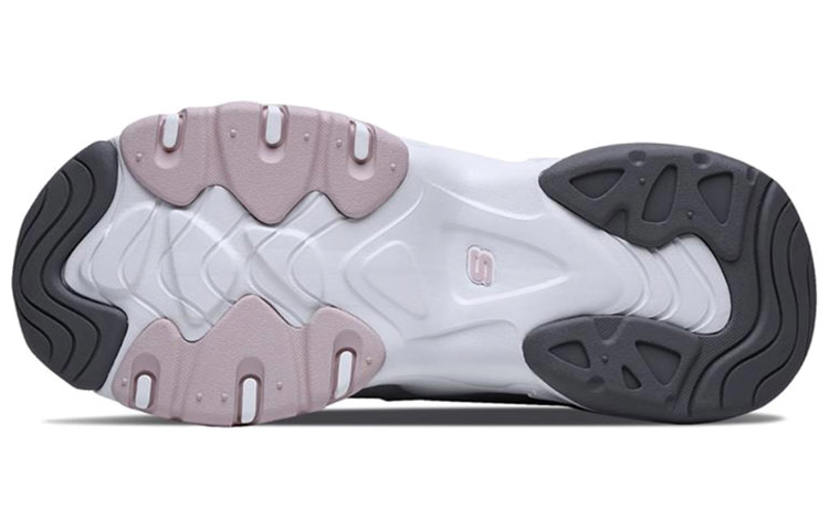 (W) Skechers D'Lites 3.0 Low-top Running Shoes White/Pink/Gray 圖 4